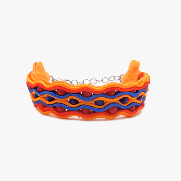 Ayacucho neon orange bracelet