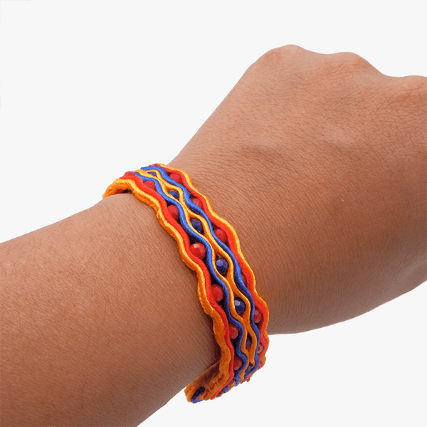 Ayacucho neon orange bracelet