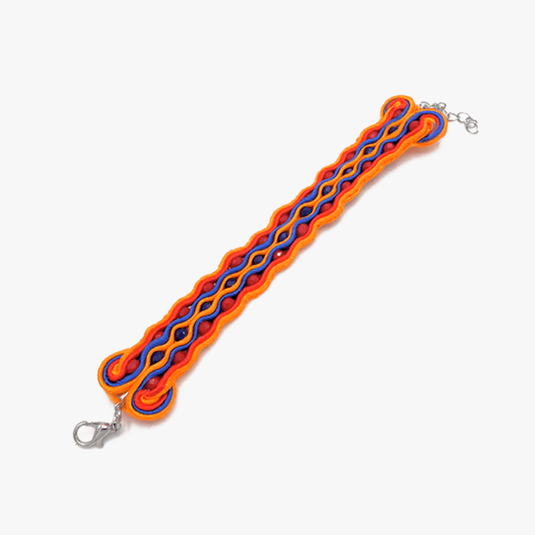 Ayacucho neon orange bracelet