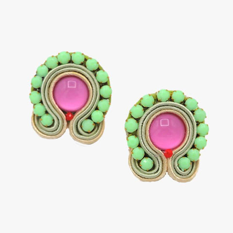 Mini Nat - light green / pink - La Camaleonica